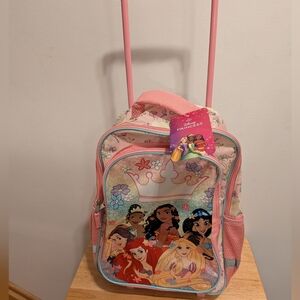 Disney Princess Pink and White Backpack